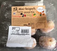 Mini-beignets fourres aux fruits