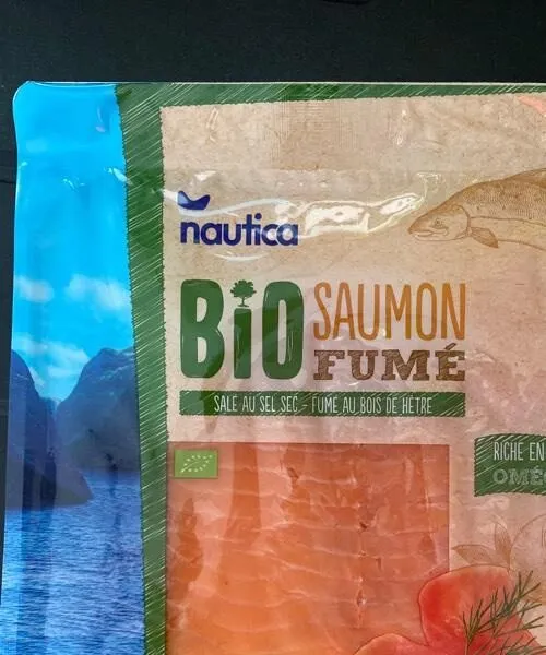 Saumon fumé bio salé au sel sec