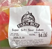 Super Soft Sour Jubes