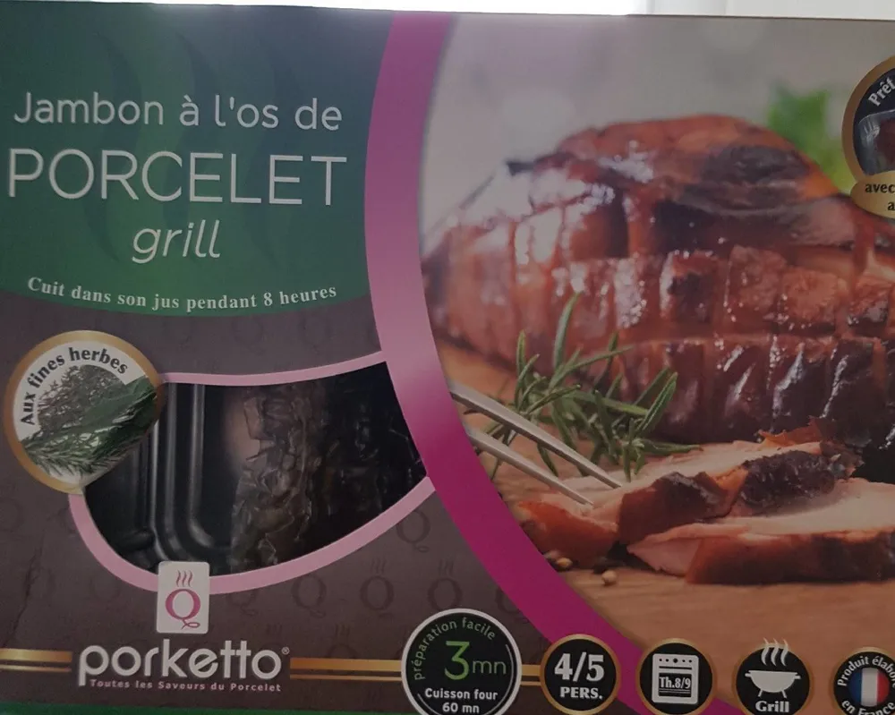 Jambon à l'os de Poncelet grill