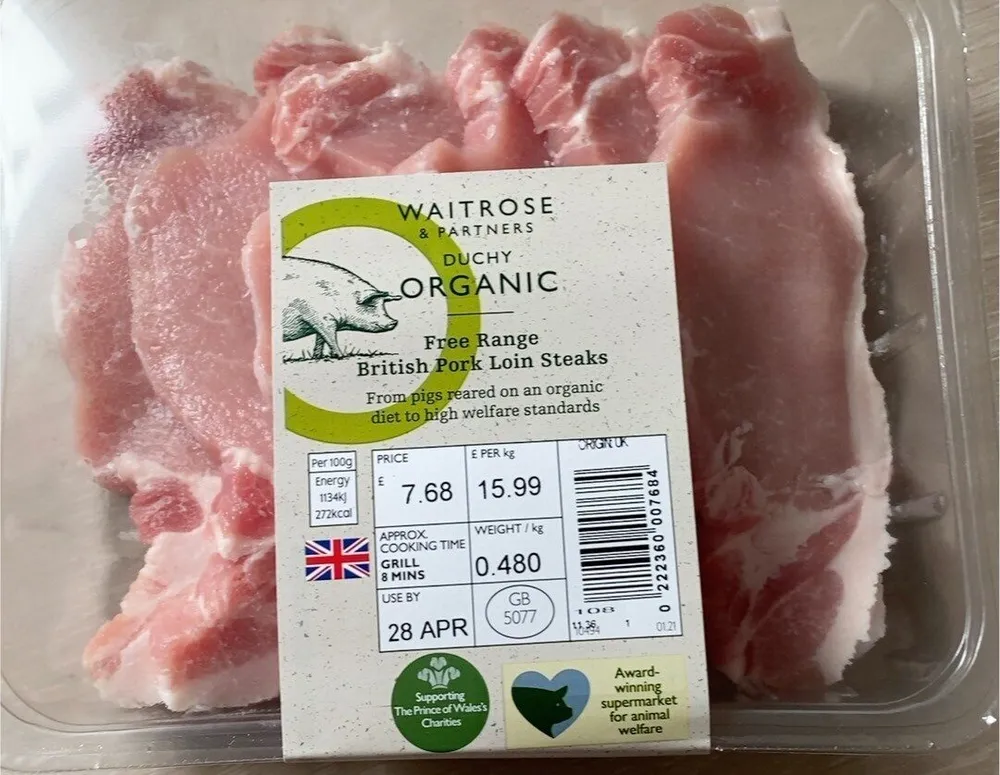 Free Range British Pork Loin Steaks