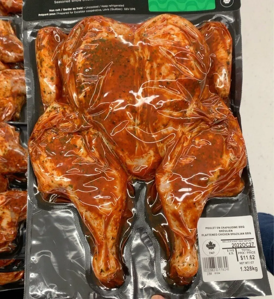 Poulet crapaudine