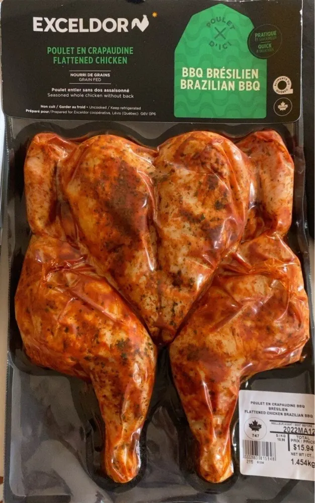 Poulet en crapaudine