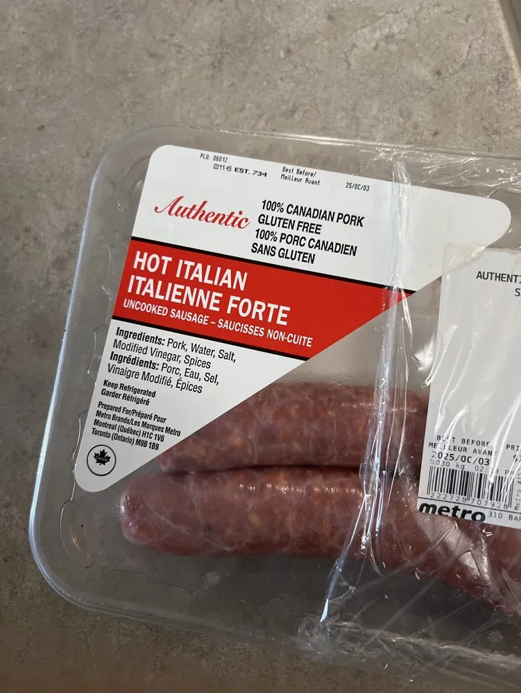 Hot Italian Sausage