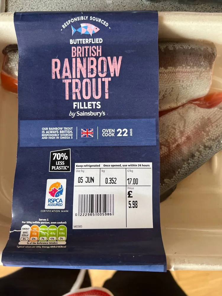 Rainbow Trout Fillets