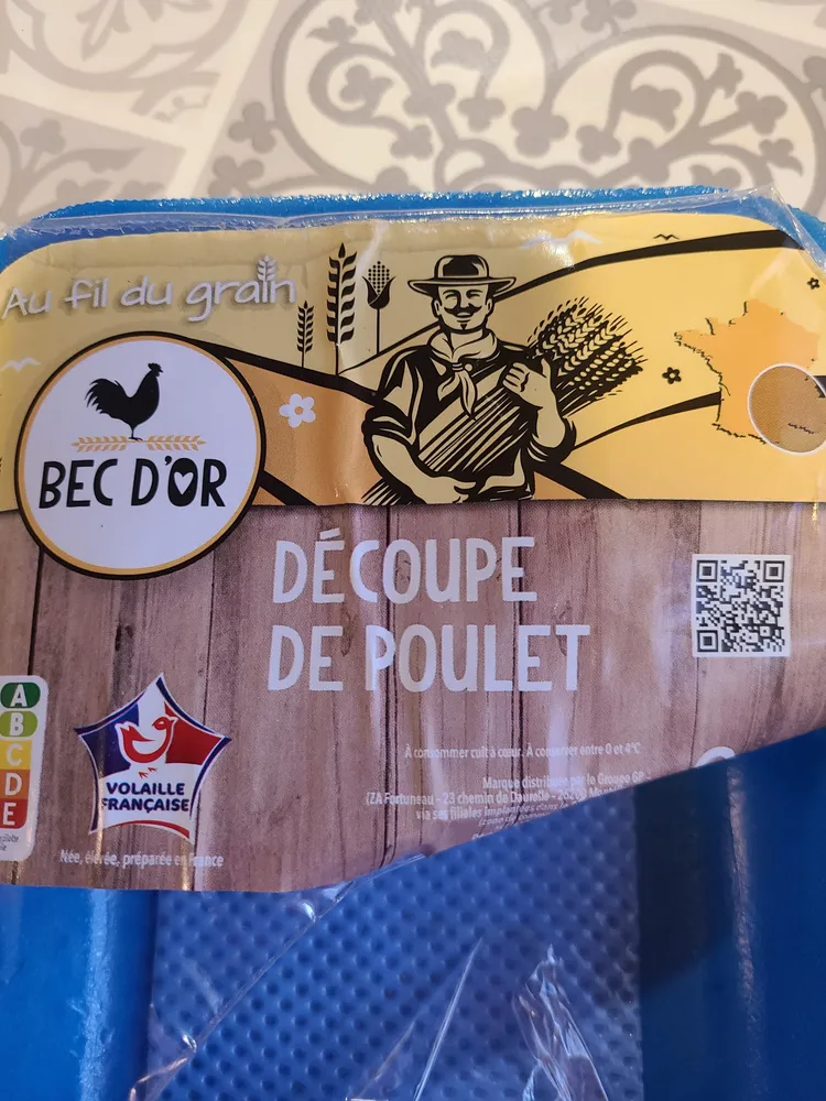 Découpes de poulet