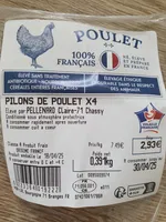 Pilons de poulet x4
