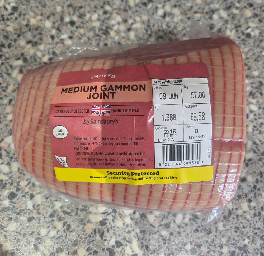 Smoked Medium Gammon Joint