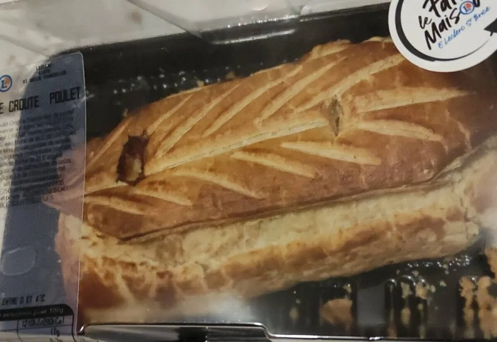 Pâte croute poulet
