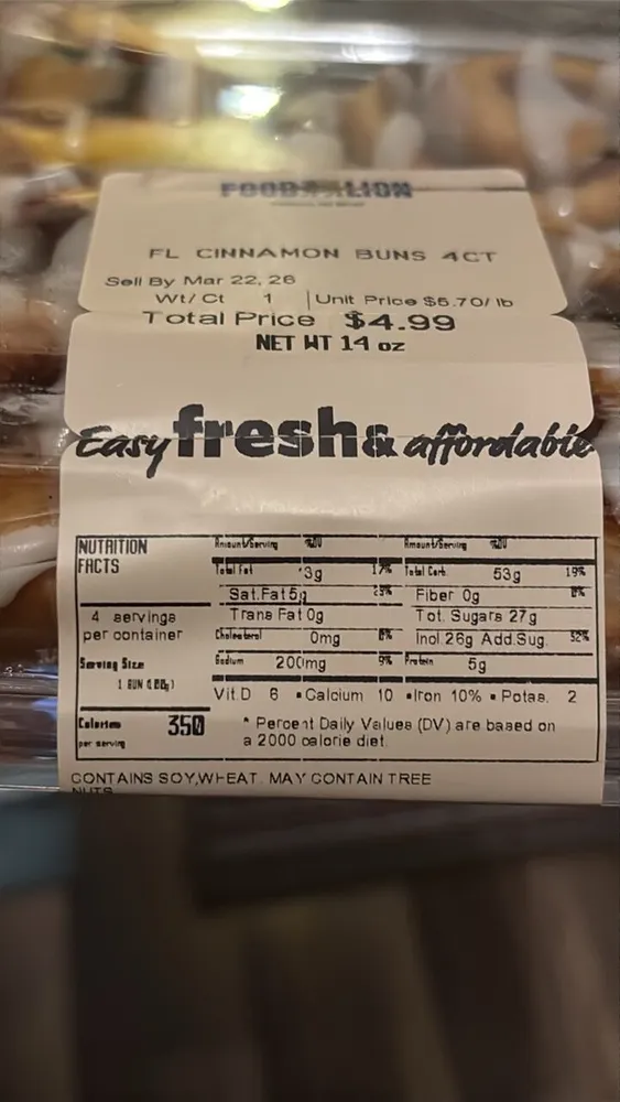 FL CINNAMON BUNS 4CT