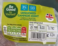 Be Good To Yourself unsmoked gammon joint