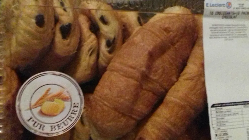 10 Croissants et 10 pains chocolat