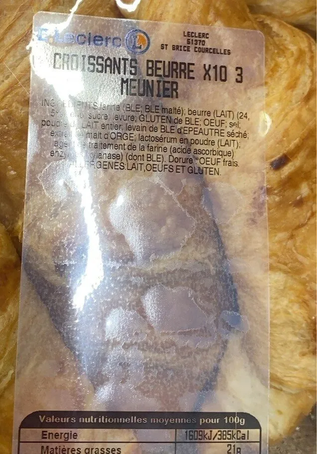 Croissant beurre