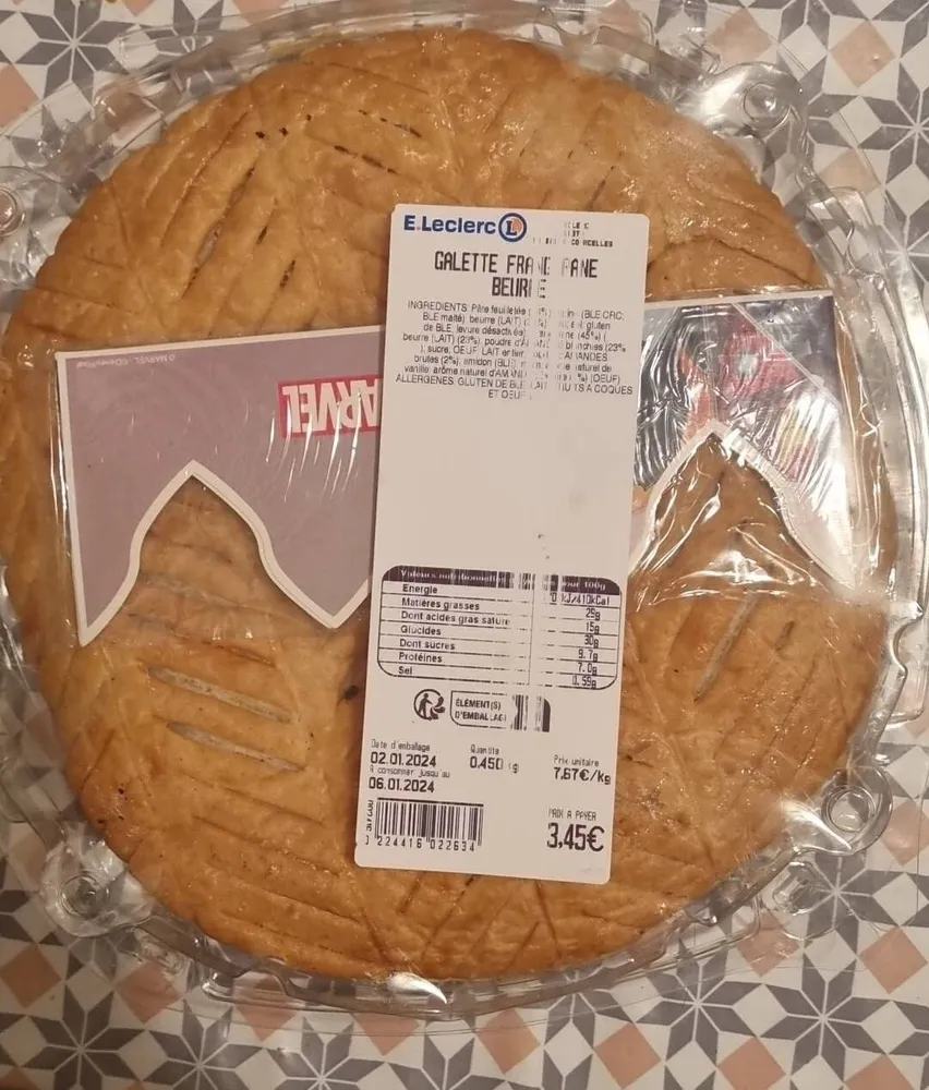 Galette Frangipane beurre
