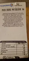 Pain crème pâtissière