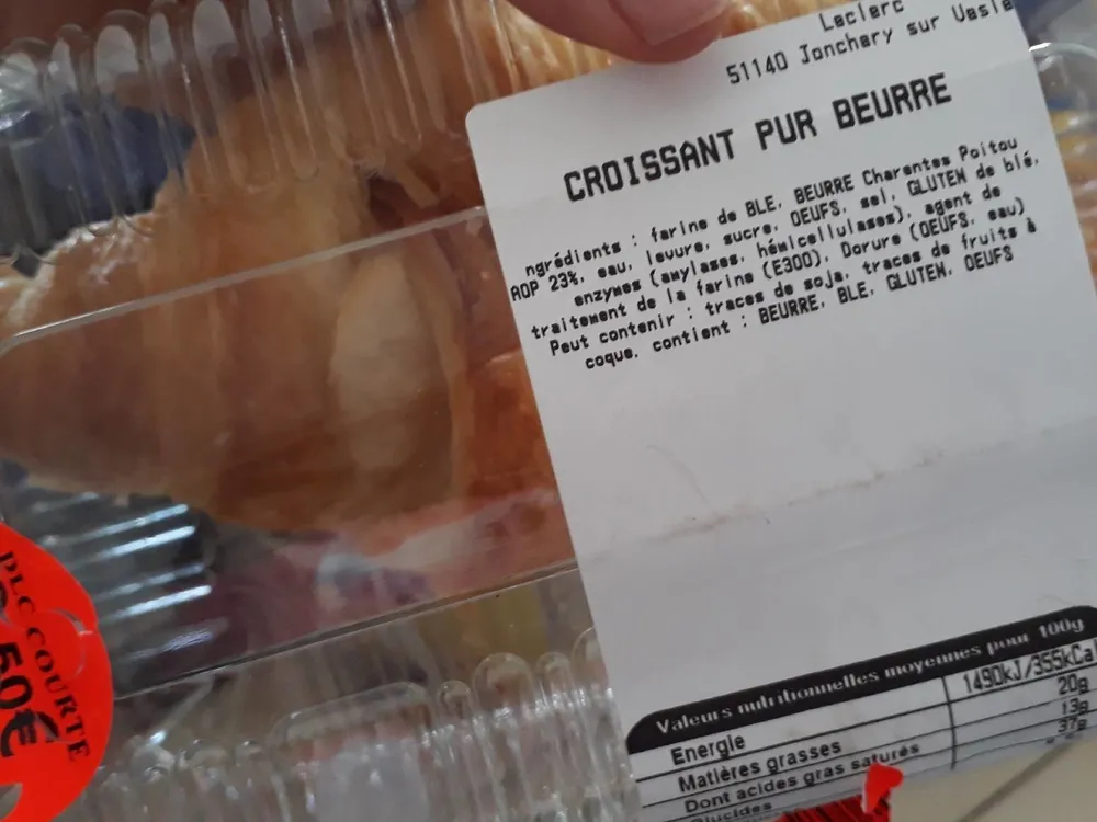 Croissant pur beurre