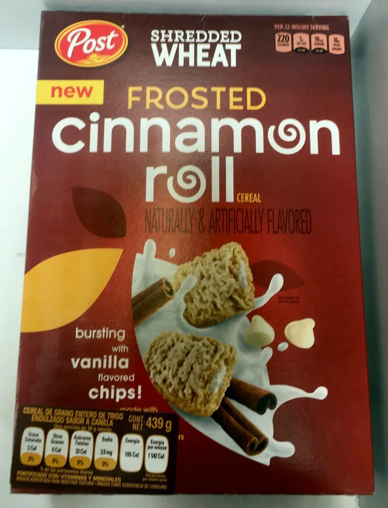 Frosted Cinnamon roll