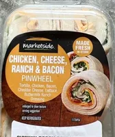 Chicken cheese ranch bacon pinwheels