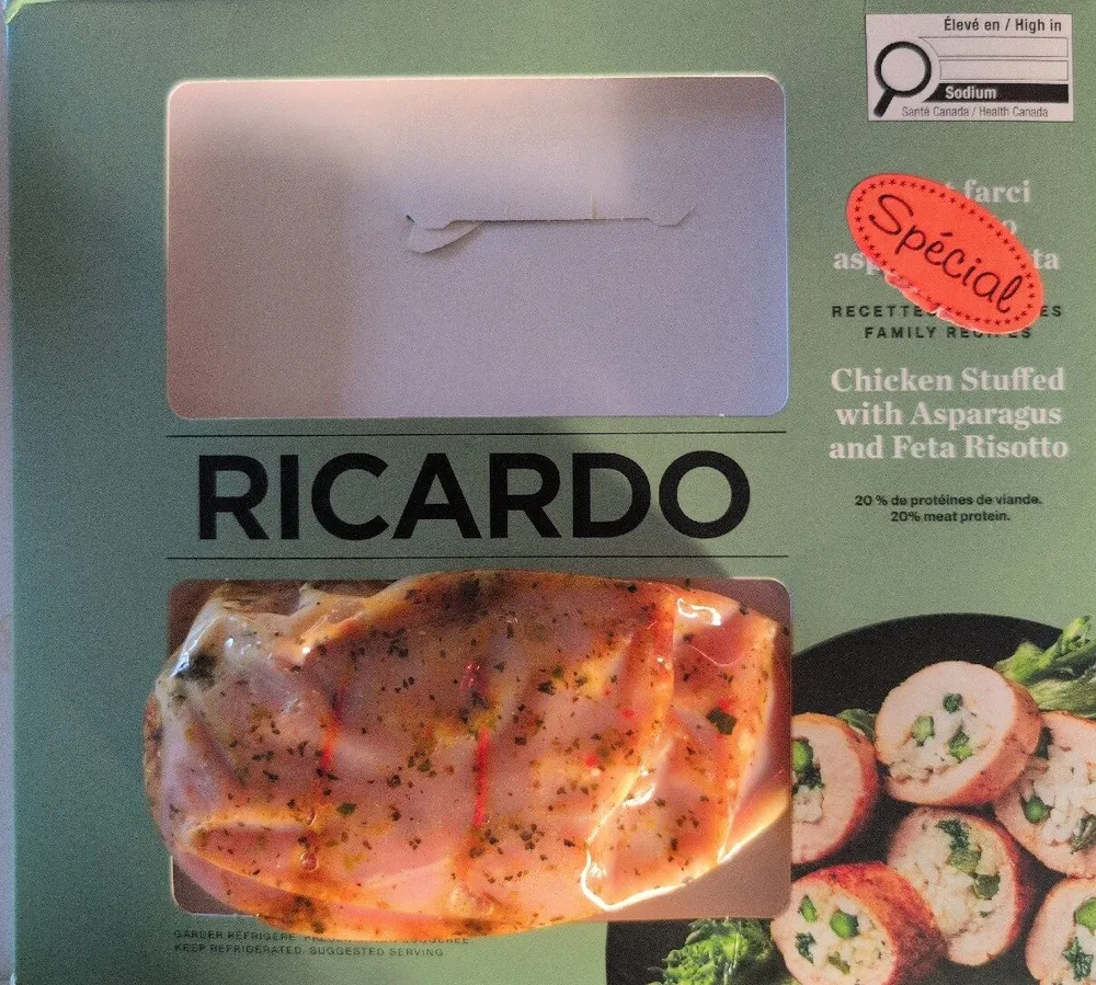 Chicken Stuffed With Asparagus And Feta Risotto