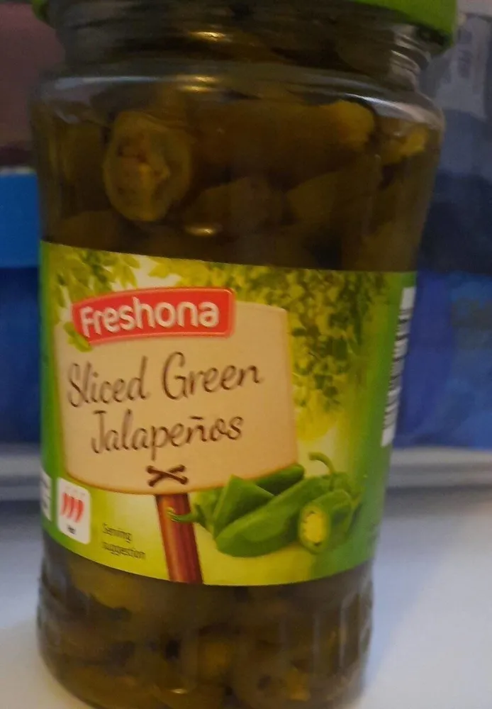 Slices Green Jalapeños