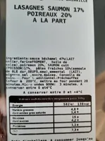 Lasagnes saumon poireaux