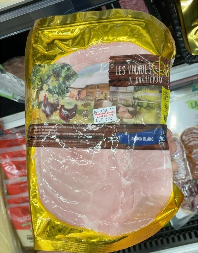 Jambon blanc bio