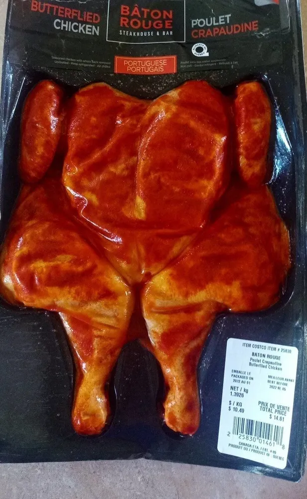 Poulet crapaudine