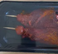 Brochettes d'onglet à l'échalote