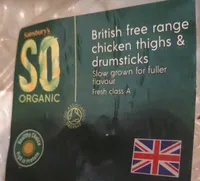 British free range chicken thighs and drunsticks