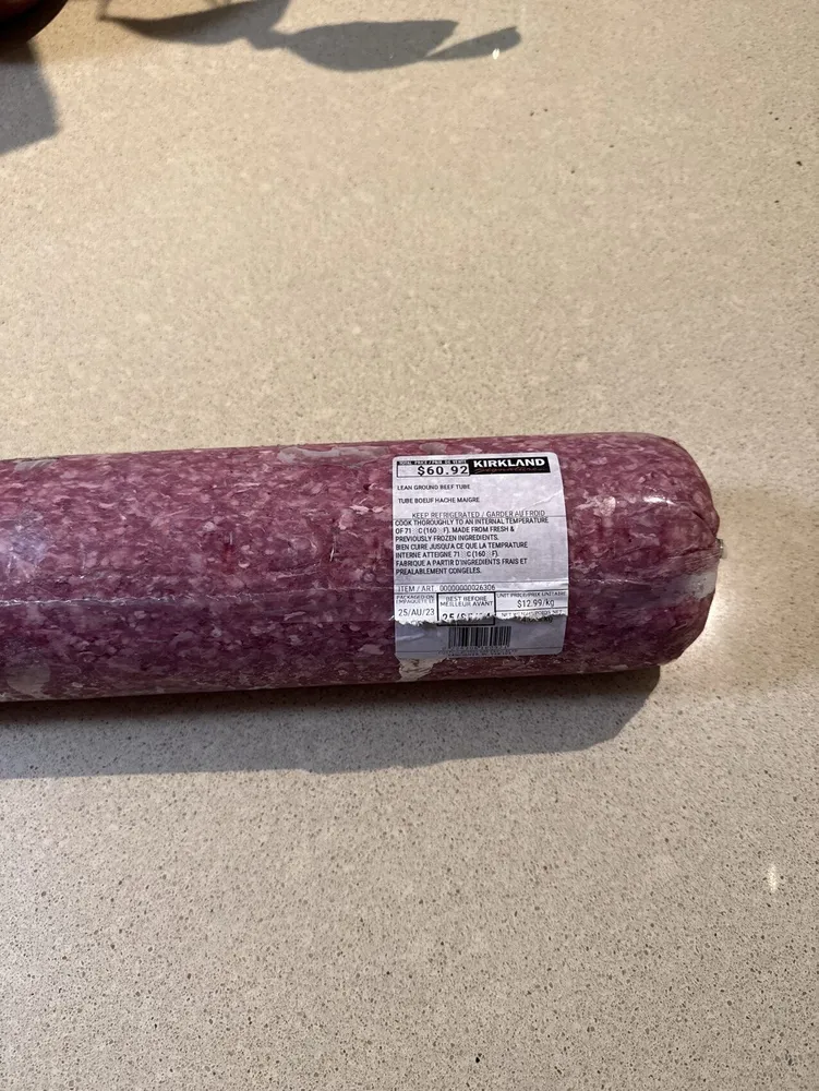 Lean Ground Beef Tube