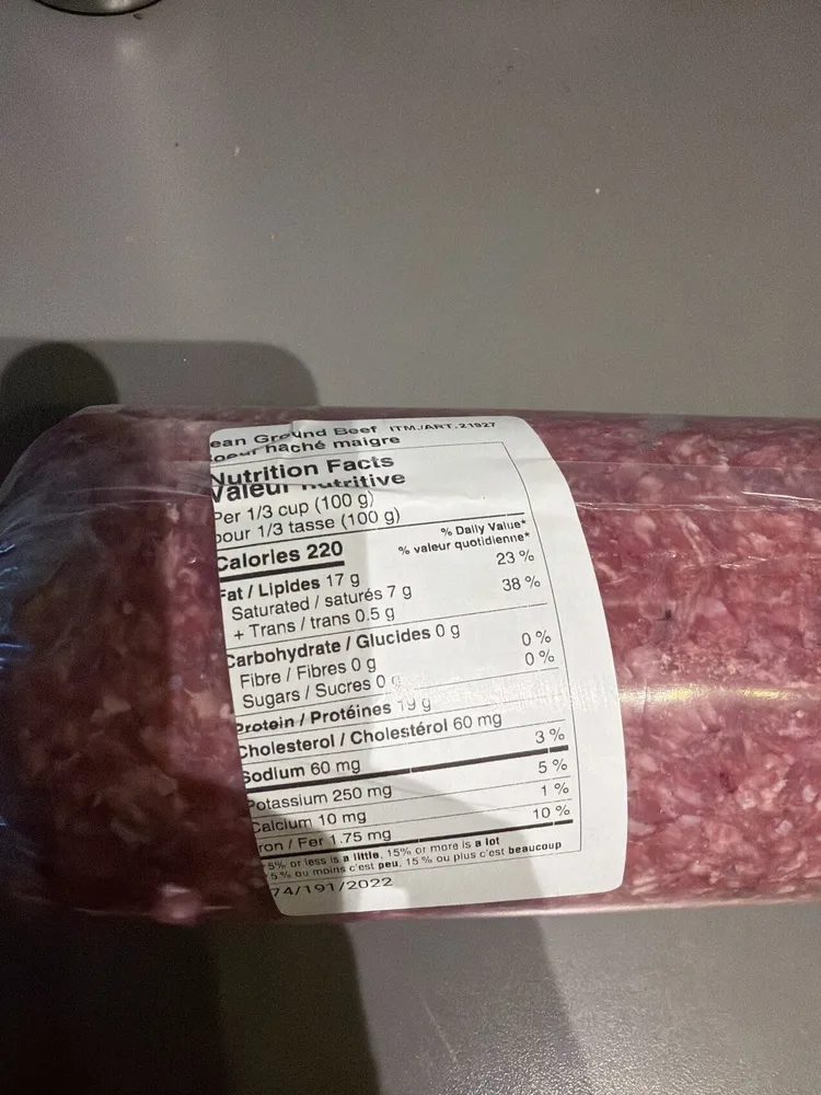 Costco Lean Ground Beef