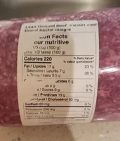 Lean Ground Beef Tube