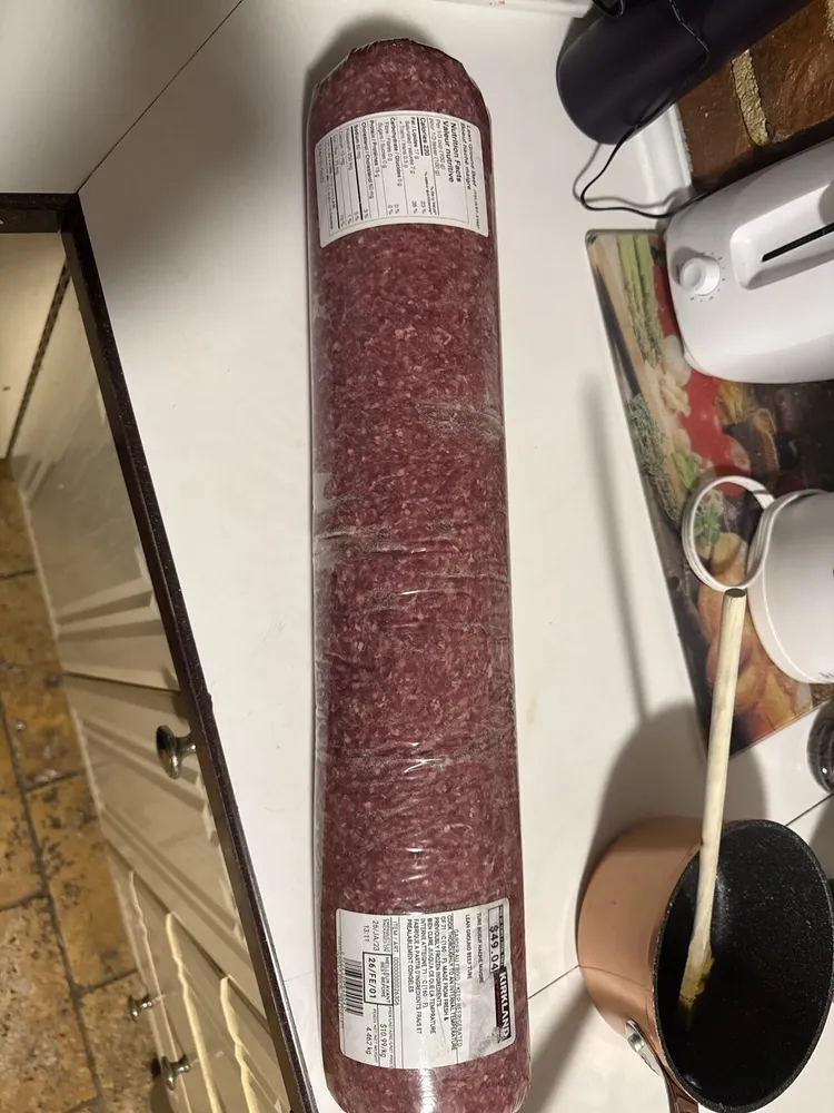 Costco lean ground beef tube