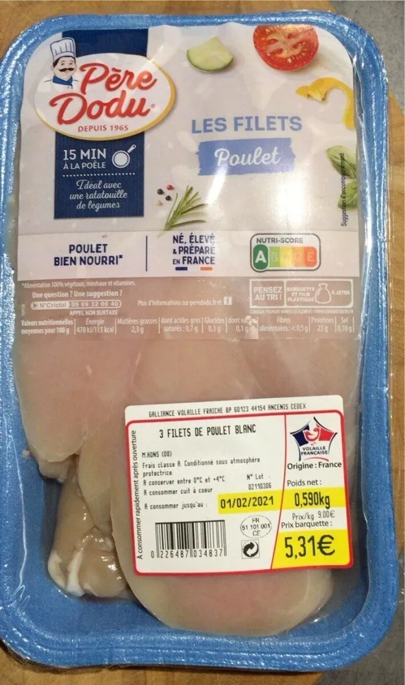 Filets poulet