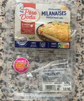 Les escapoles milanaises poulet pane cru