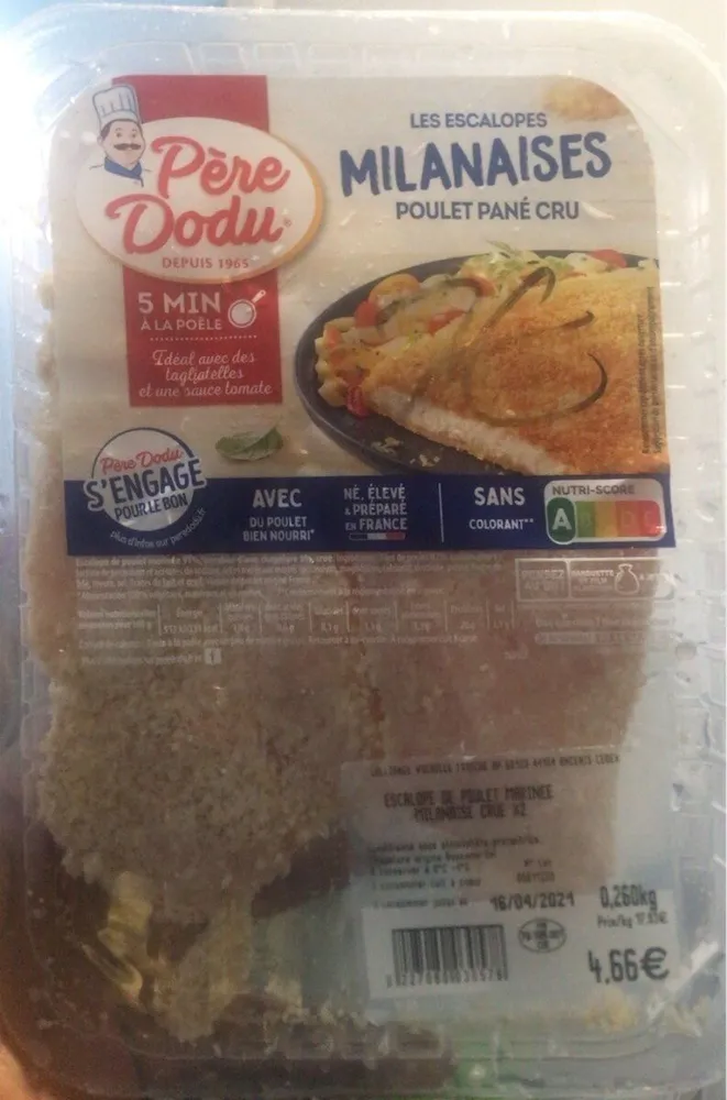Escalopes milanaise