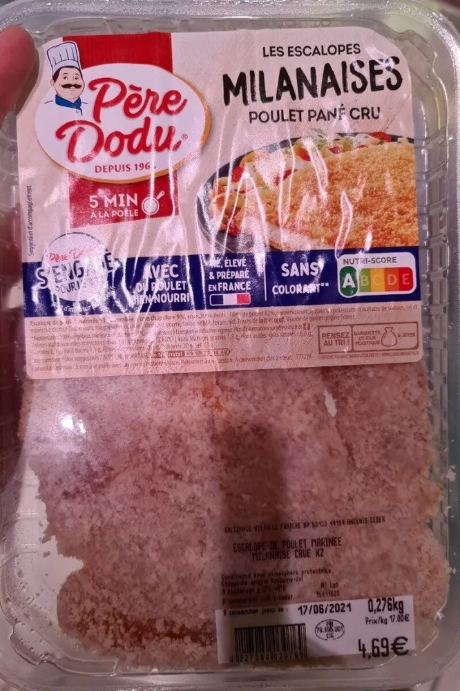 Les escalopes milanaises