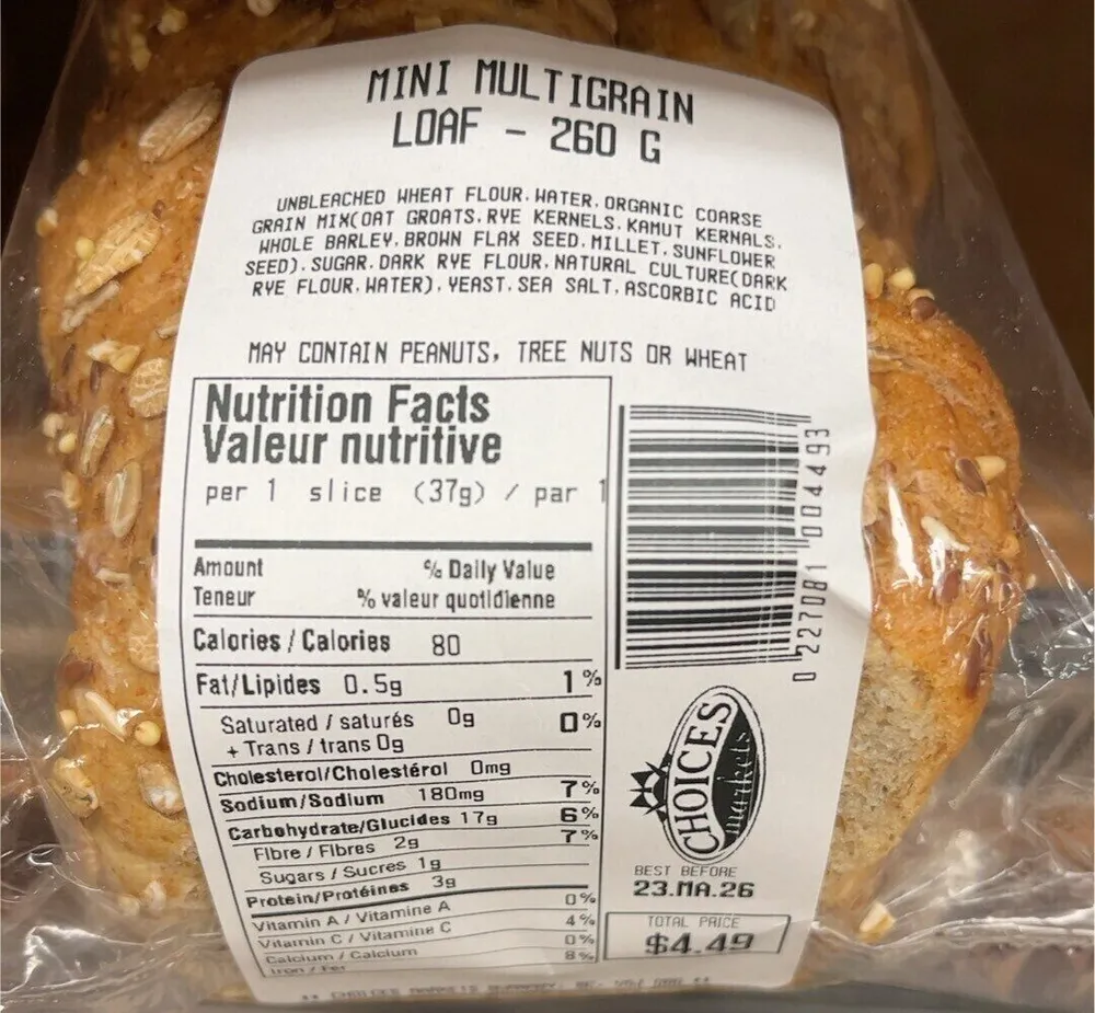 multigrain bread