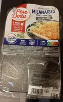 Escalopes milanaise poulet pané cru poivre