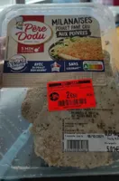 Milanaise poulet aux poivres