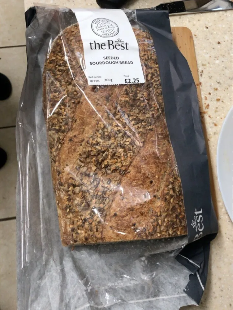 Seeded sourdough bread