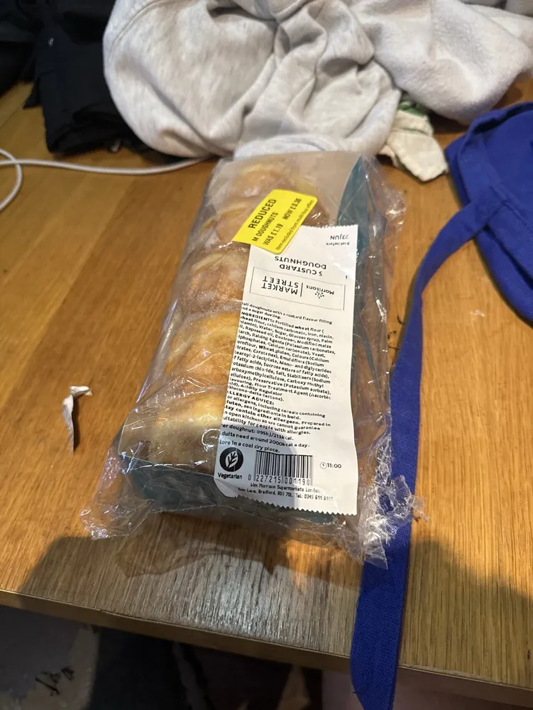 Custard Doughnut Morrisons