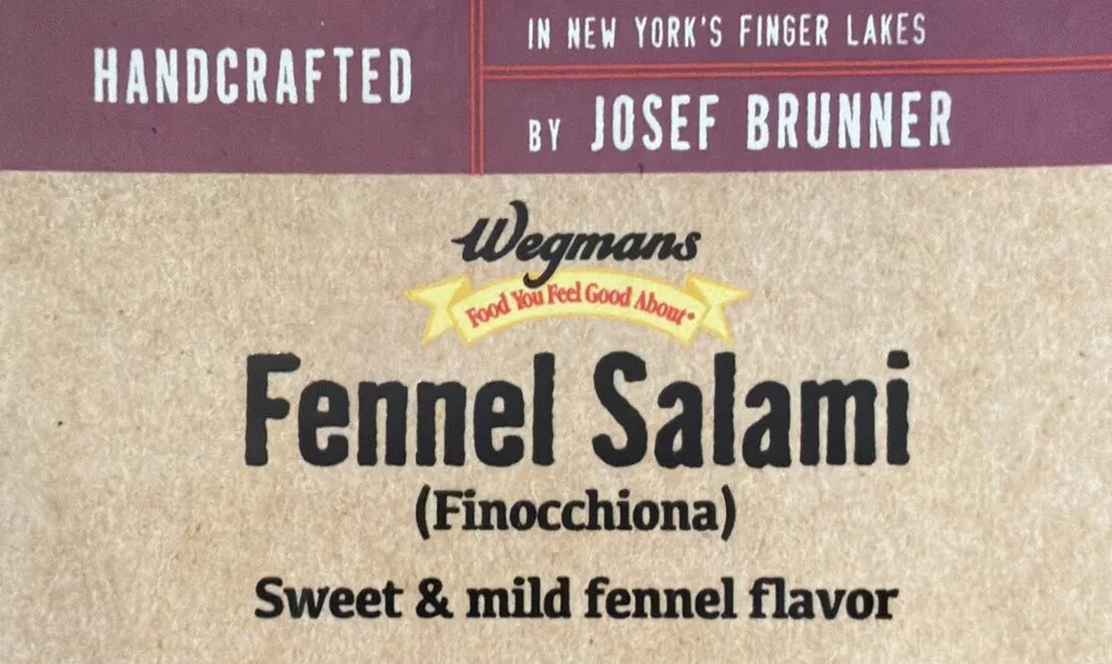 Fennel salami