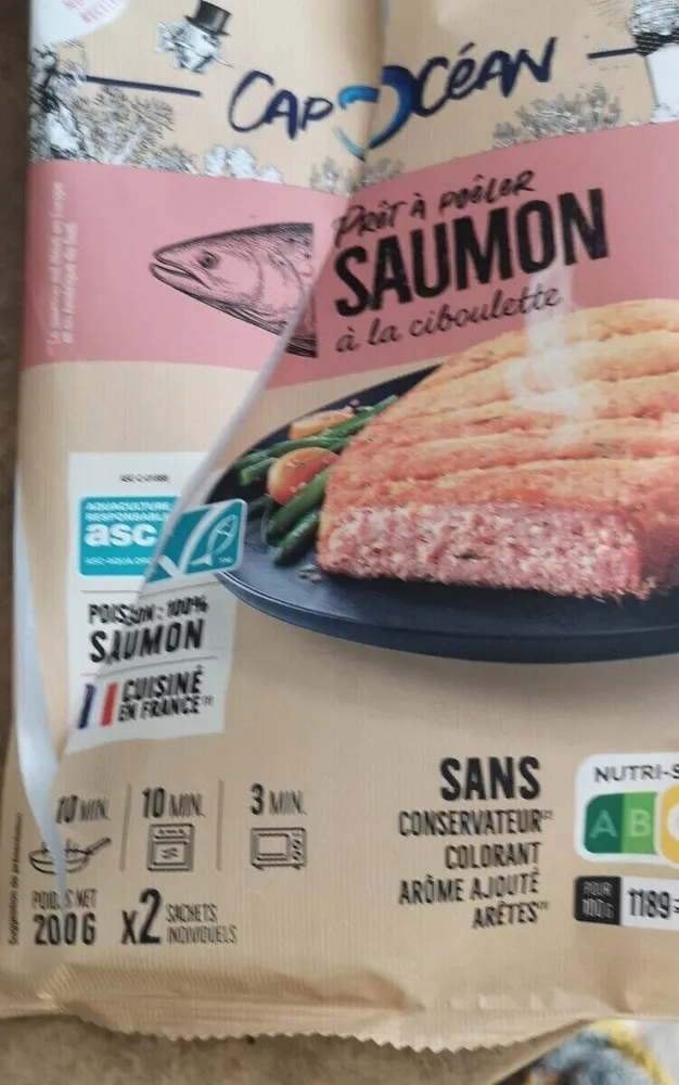 Saumon à la ciboulette
