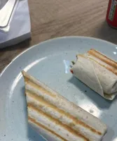 Chilli chicken and cheese wrap