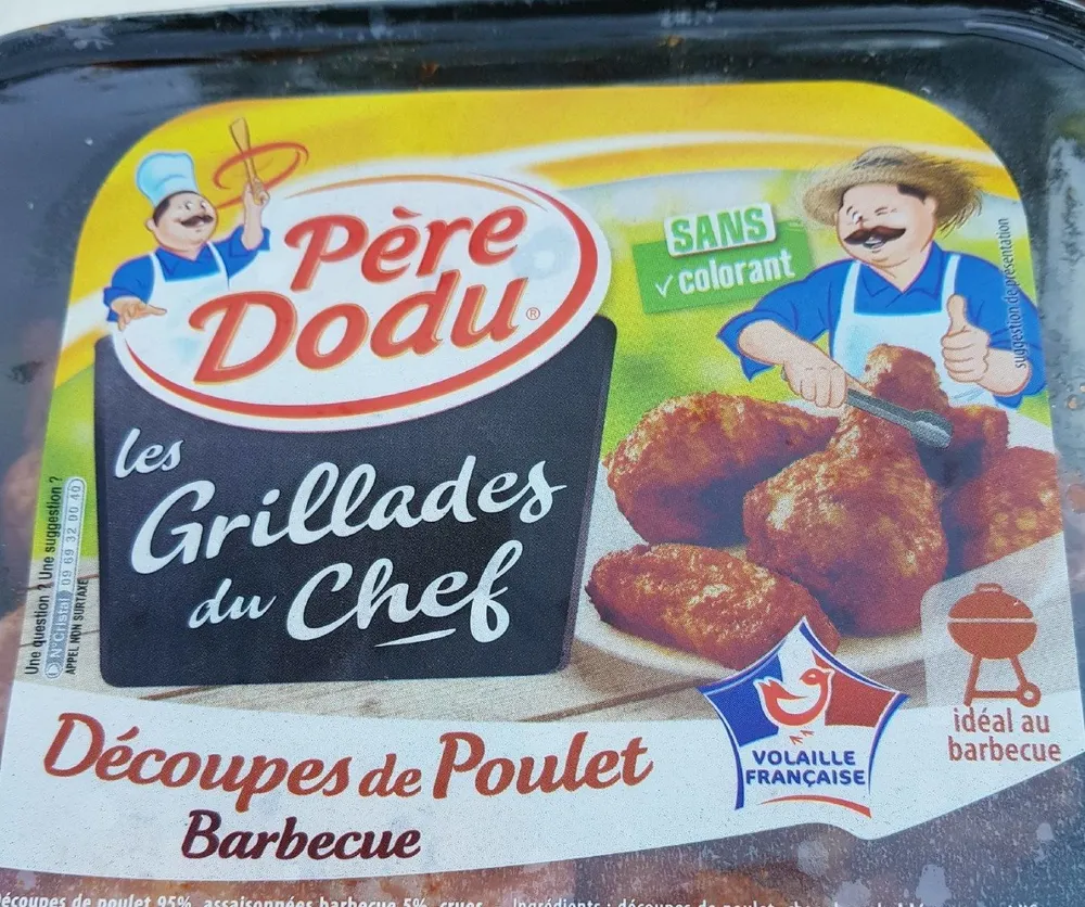 Découpe de poulet saveur barbecue