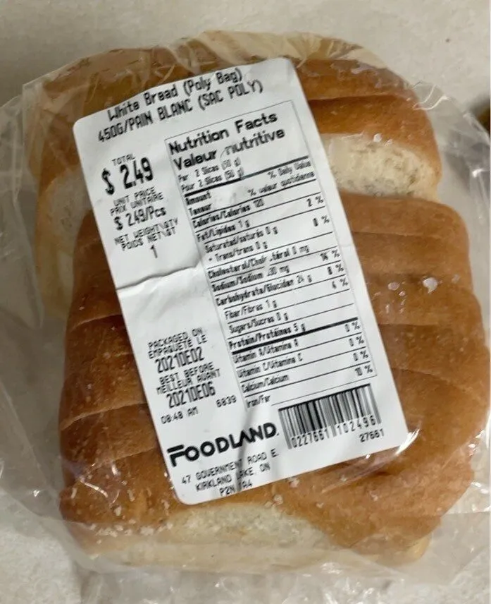 White bread