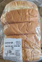 Value Size White Hotdog Buns