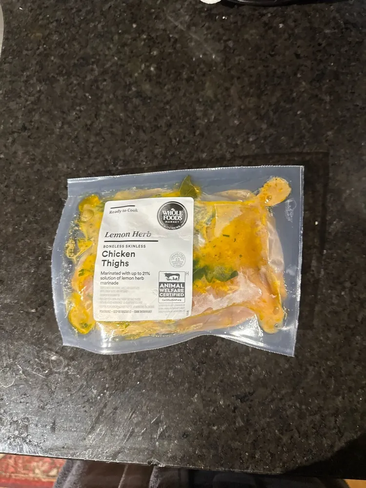 Lemon Boneless Chicken Thighs