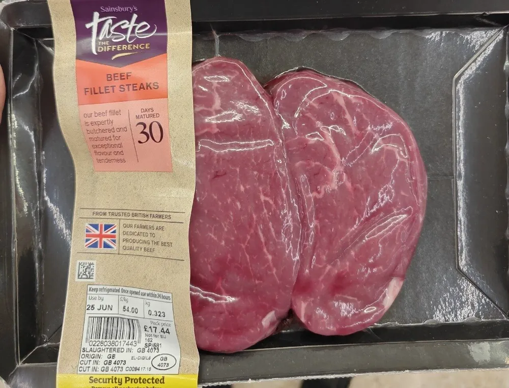 Beef Fillet Steaks